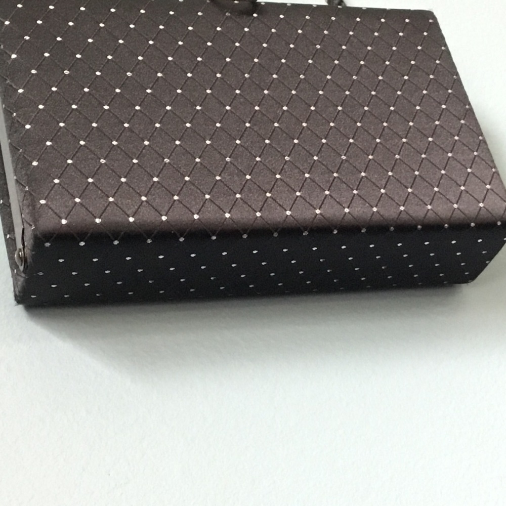 Kenneth Jay Lane Satin Leopard Kiss Clutch Purse - Picture 4 of 8